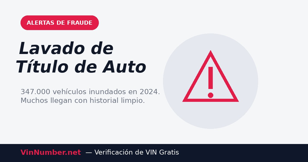 Lavado de Título: Cómo un Auto Salvage se Convierte en "Limpio" Cruzando Fronteras Estatales