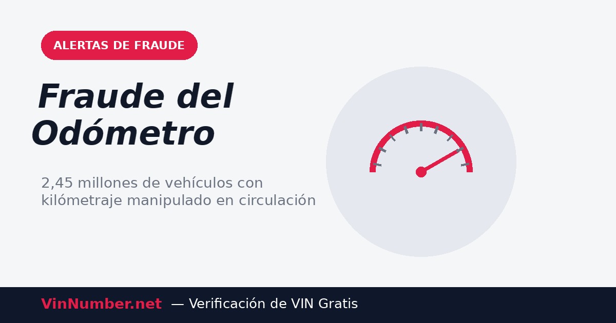 Fraude del Odómetro: Cómo Detectar un Cuentakilómetros Manipulado