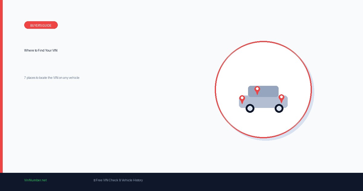 Where to Find the VIN on Any Vehicle