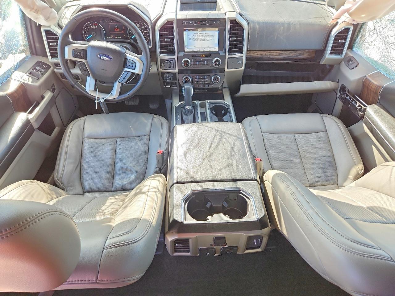 Interior — dashboard and center console