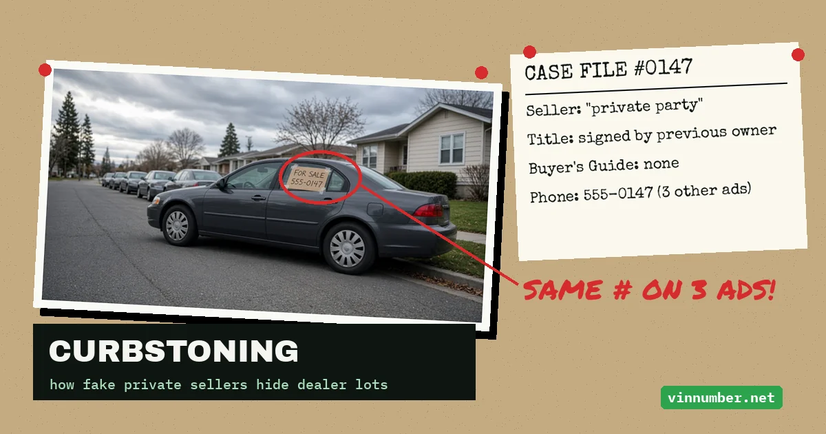 Curbstoning: How Unlicensed Dealers Pose as Private Sellers