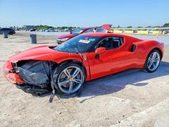 Ferrari 296 GTB photographed at a US vehicle auction