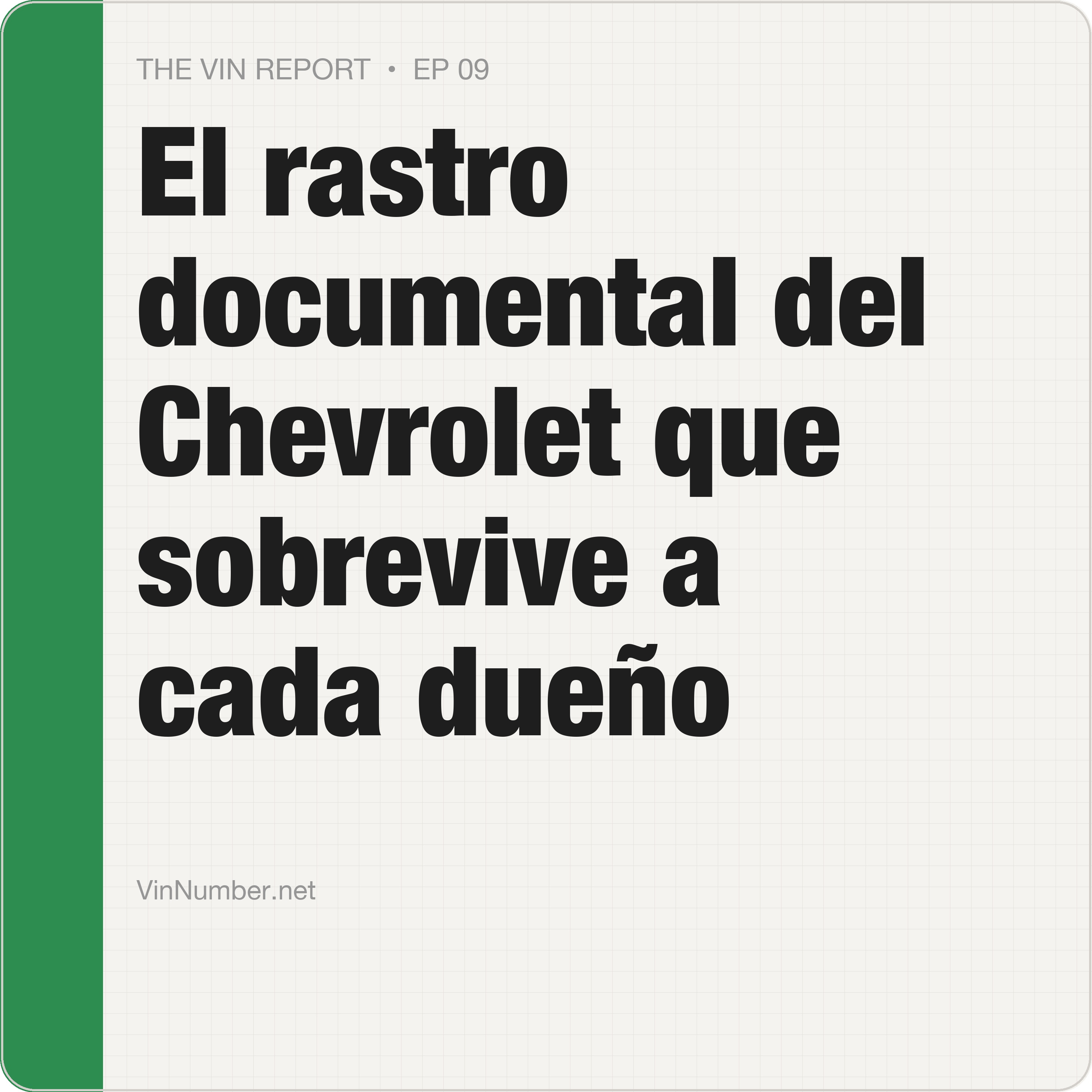 Portada de The VIN Report en Español