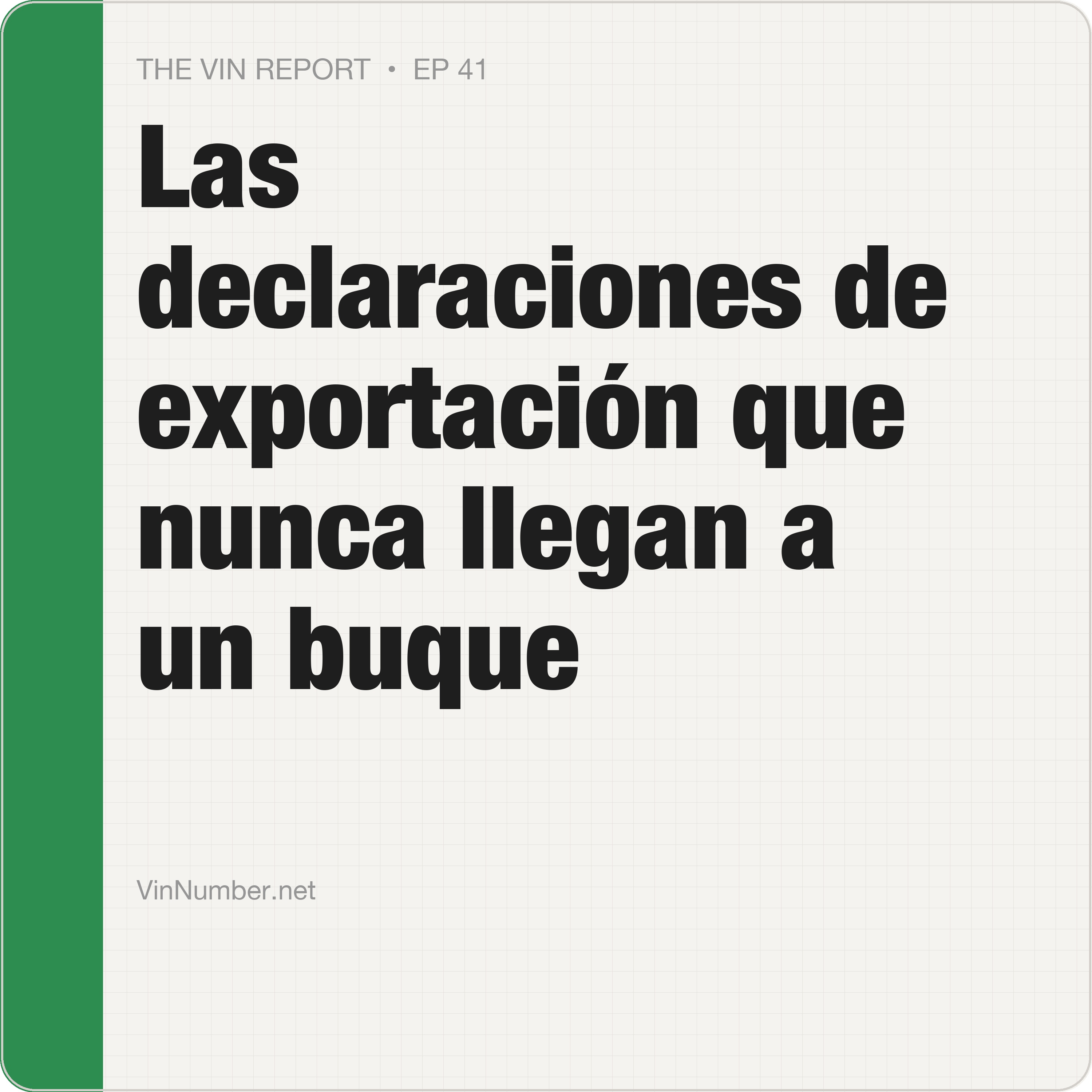 Portada de The VIN Report en Español