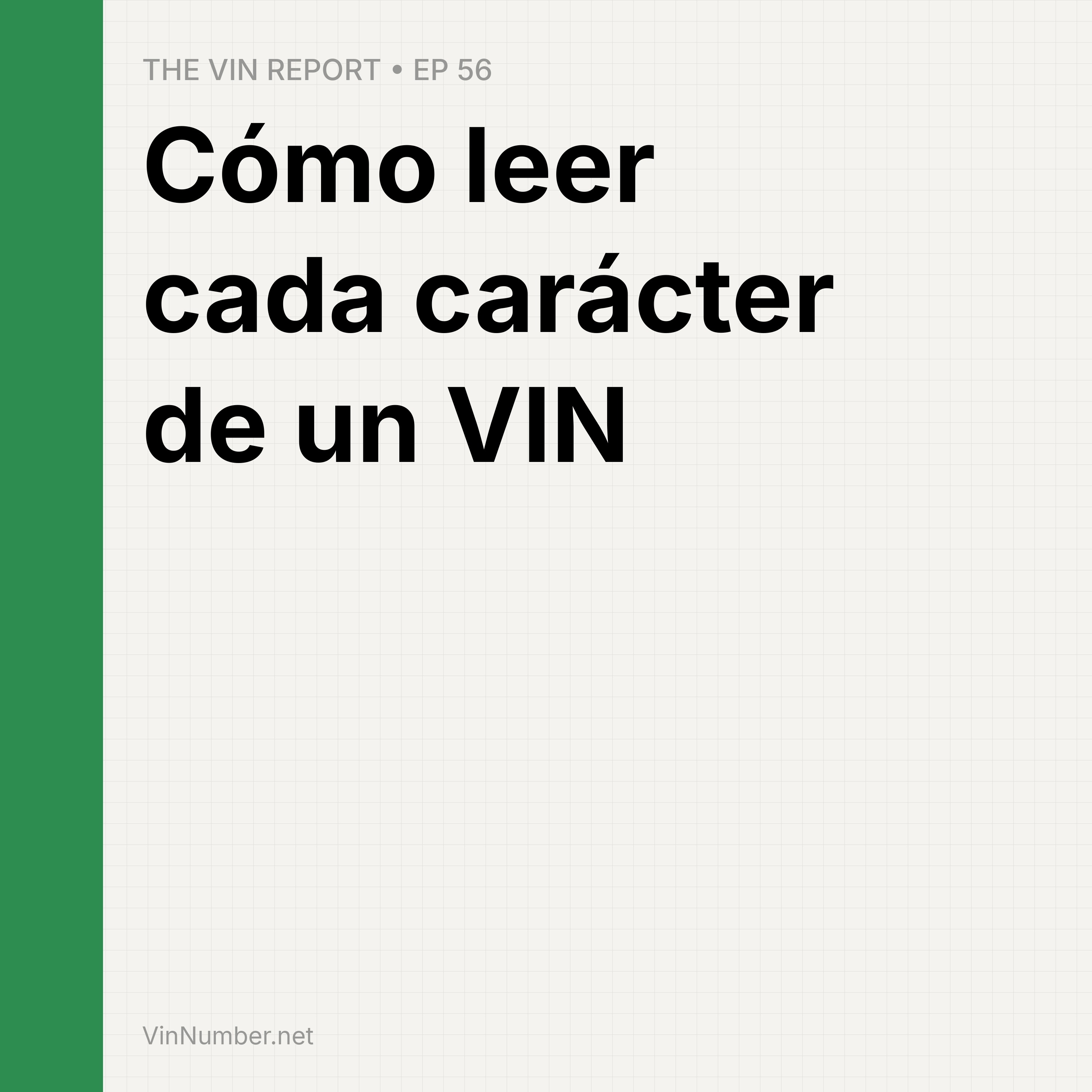 Portada de The VIN Report en Español