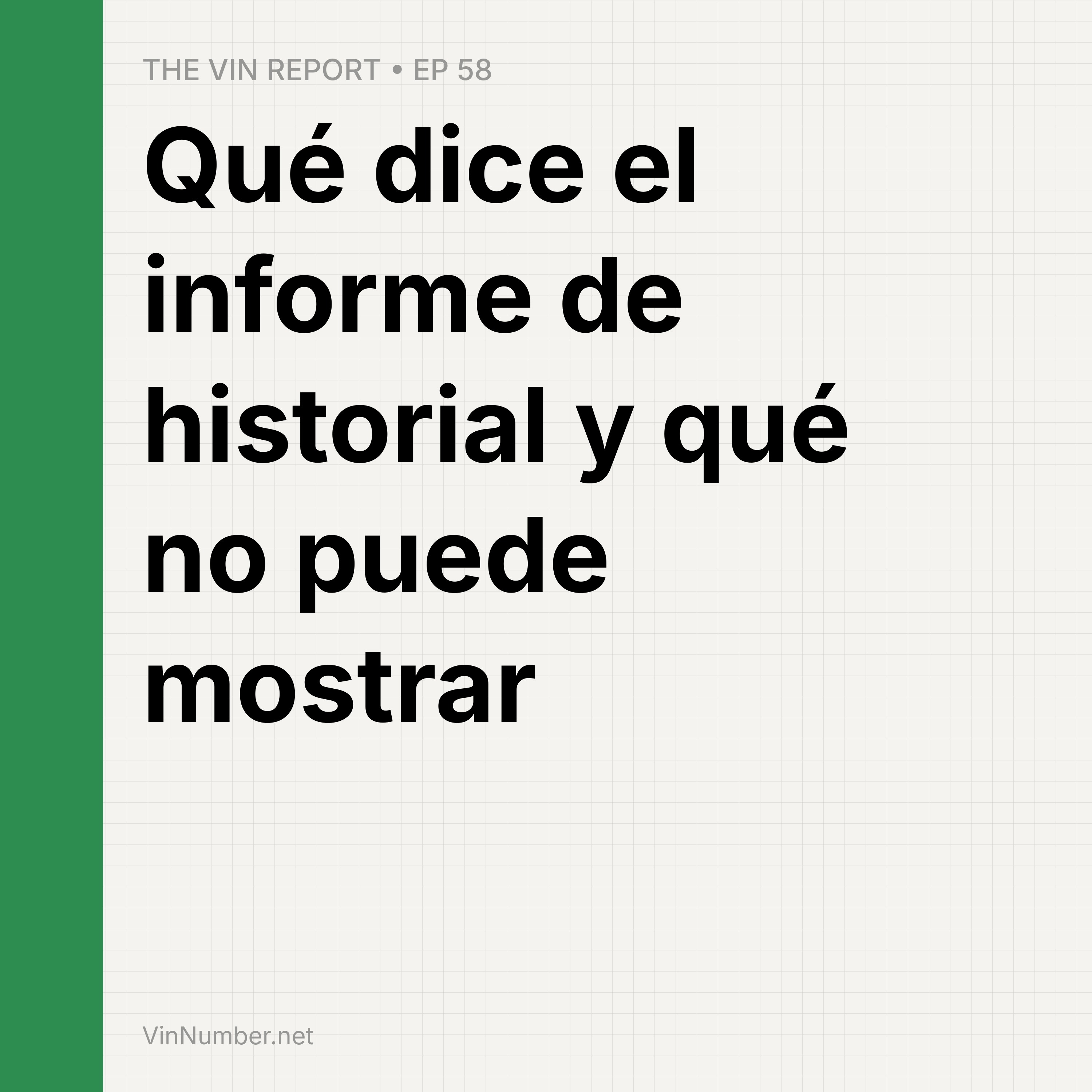 Portada de The VIN Report en Español