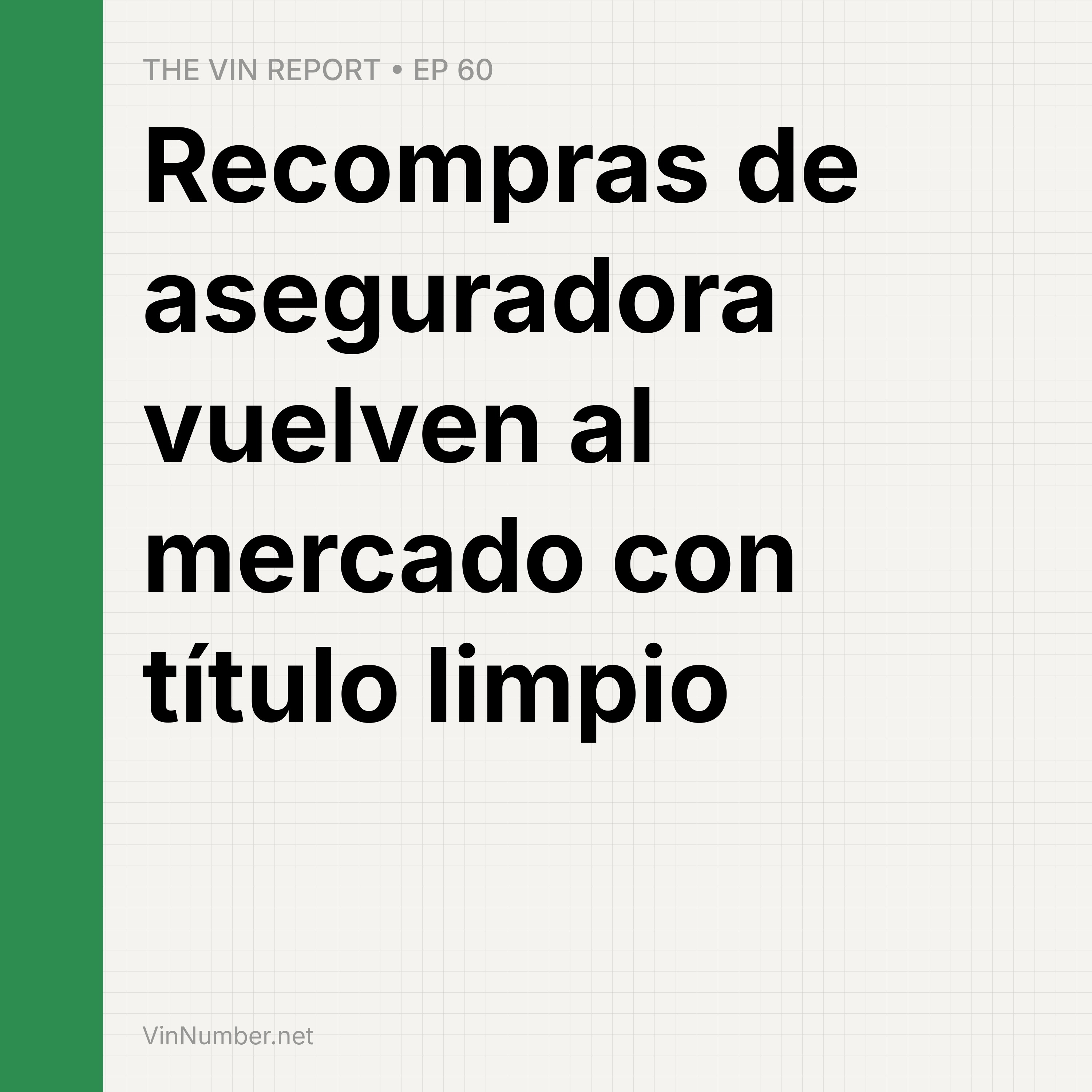 Portada de The VIN Report en Español