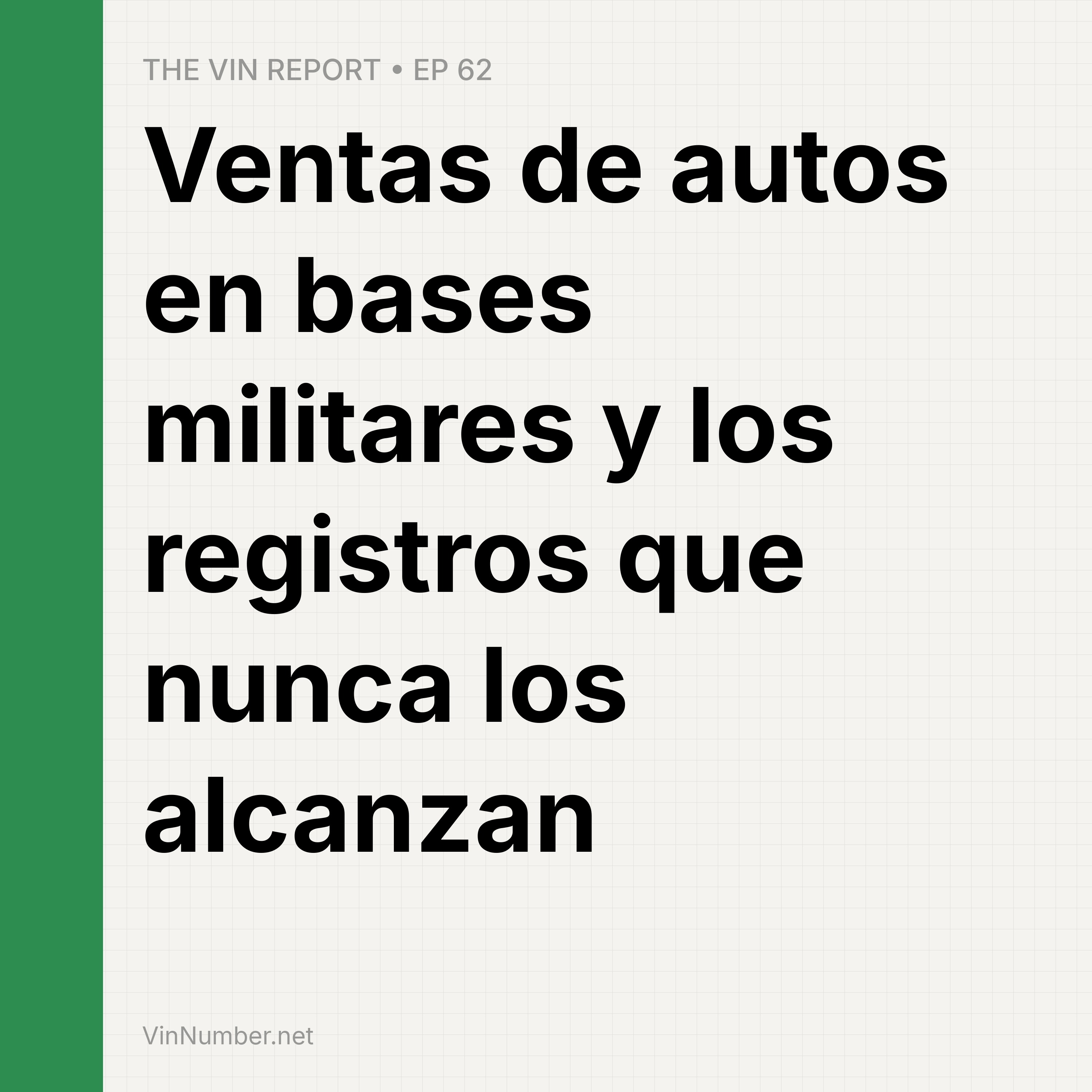 Portada de The VIN Report en Español