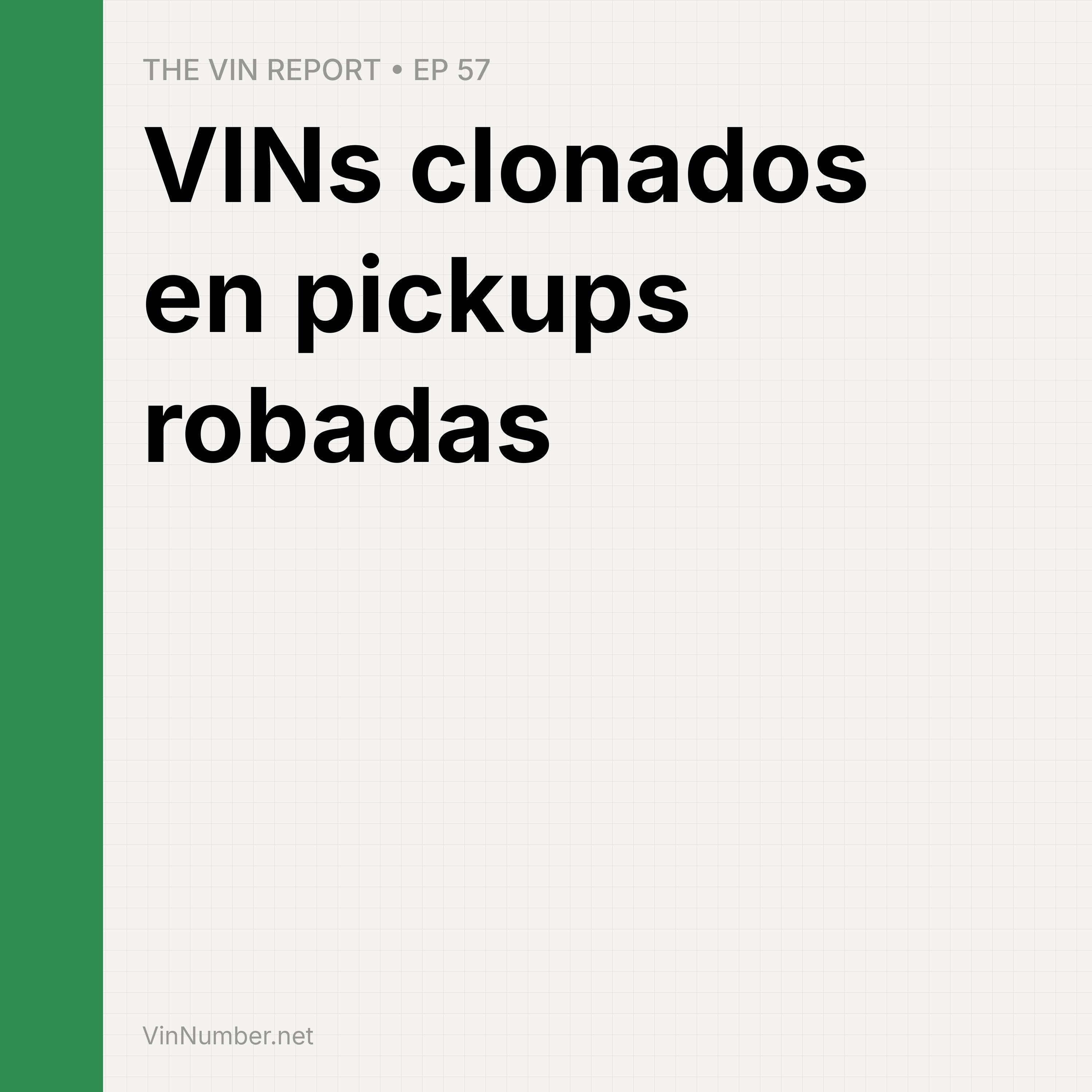 Portada de The VIN Report en Español